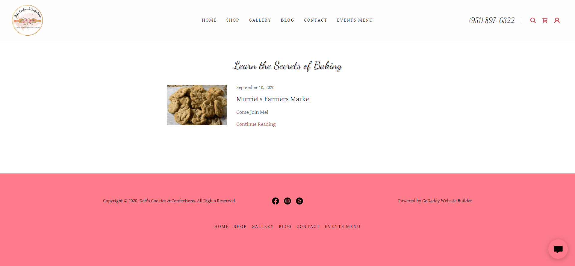 Deb's Cookies & Confections Blog Page