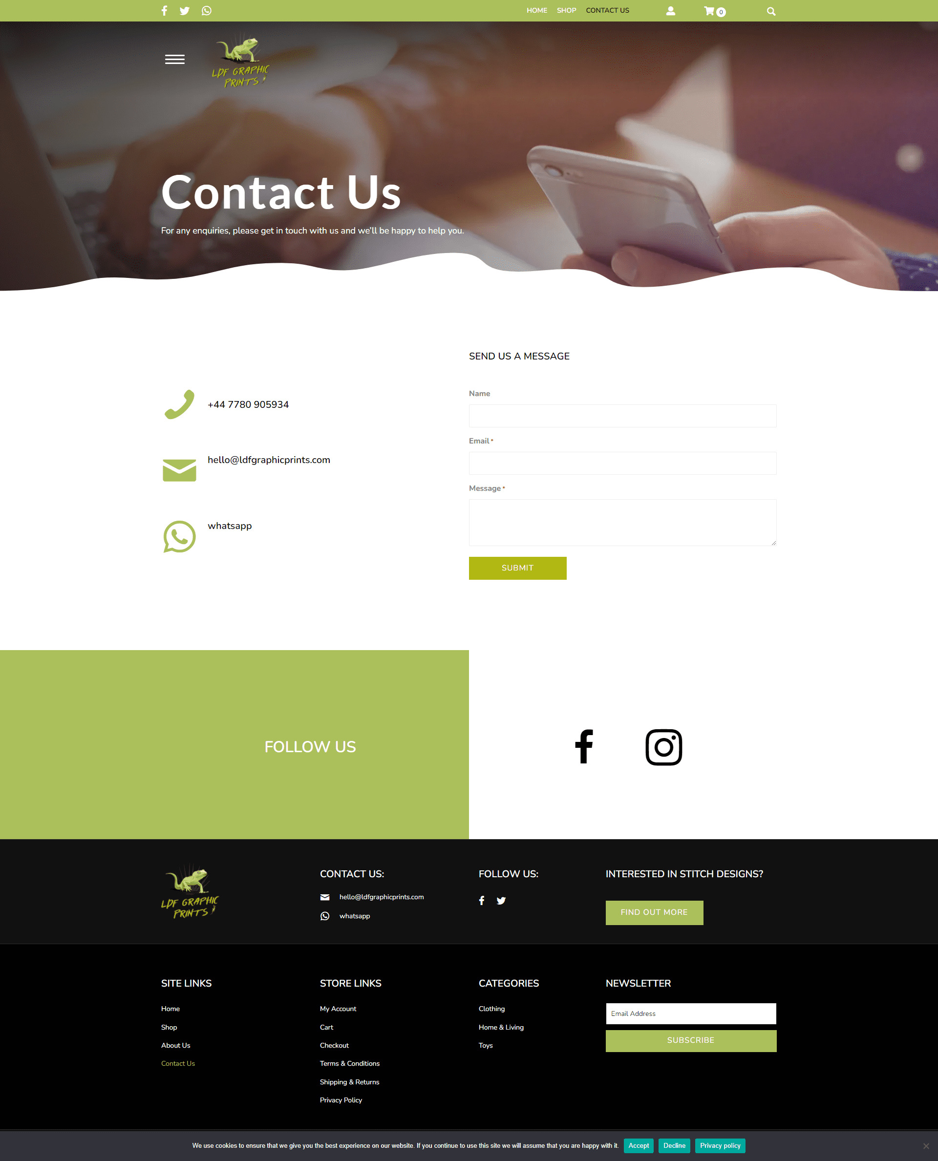 Contact - Desktop