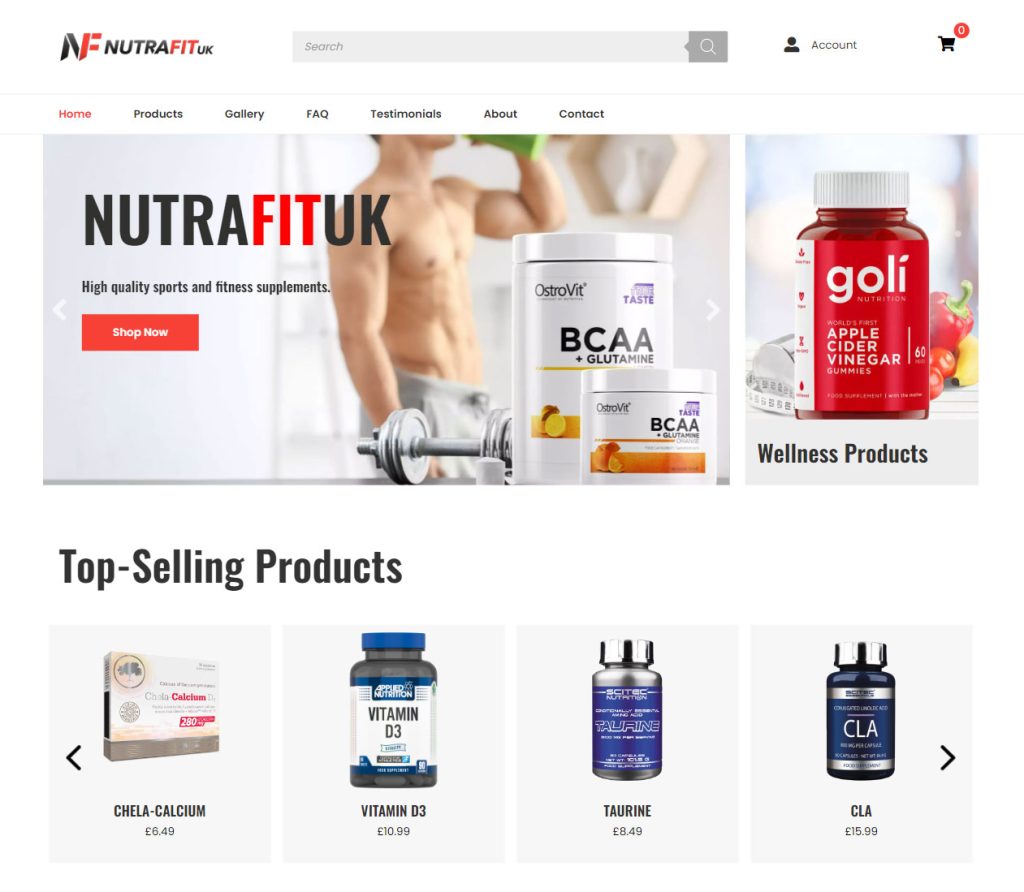 Nutra Fit Uk - Homepage featured image