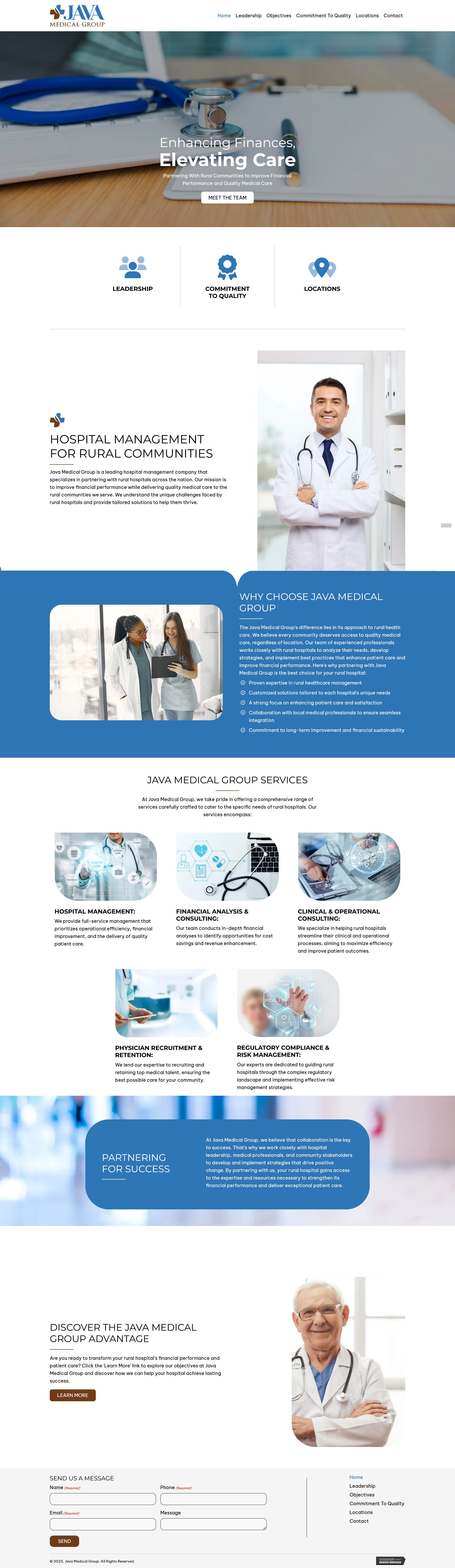 Hospital Management - Java Medical Group